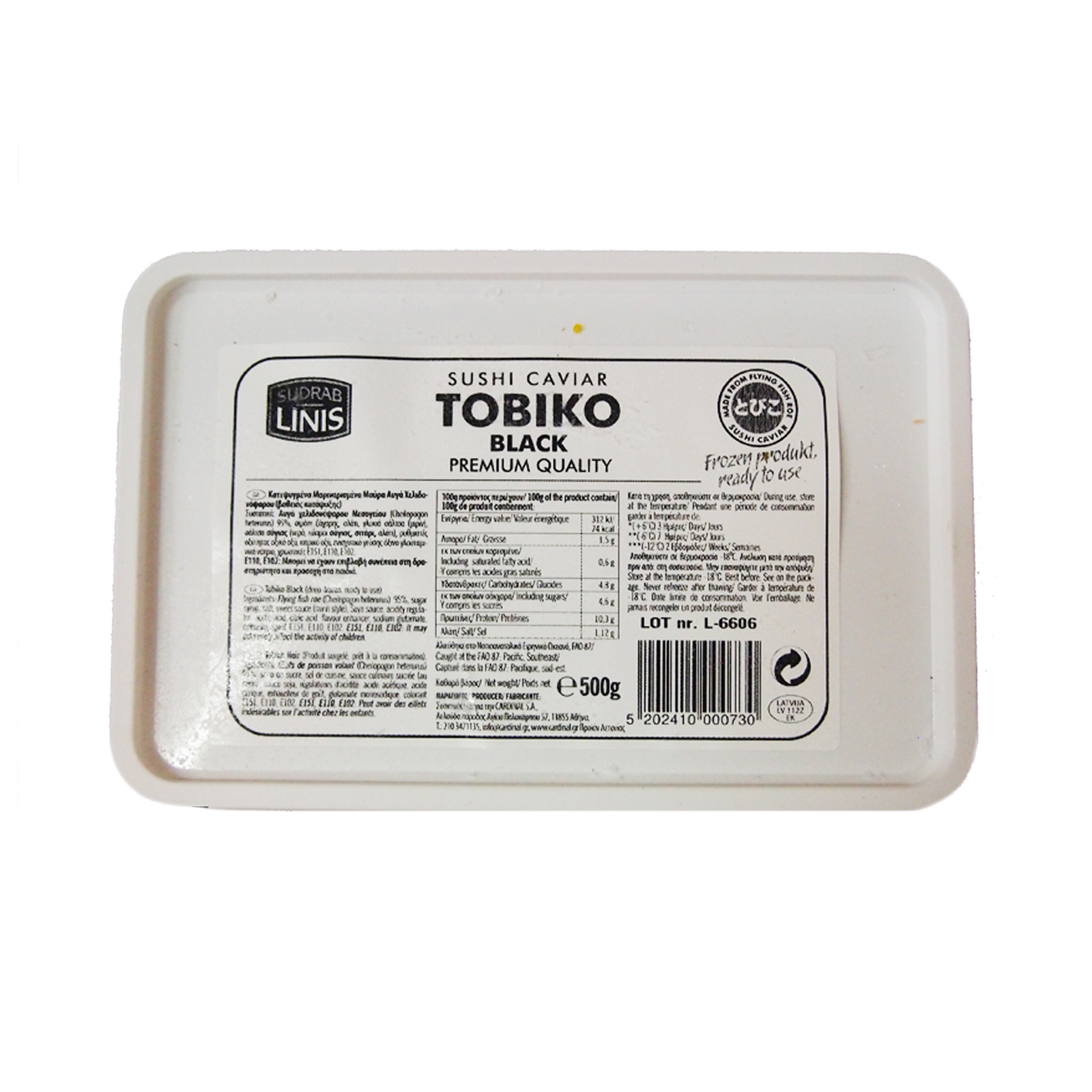 Tobiko Black 500gr