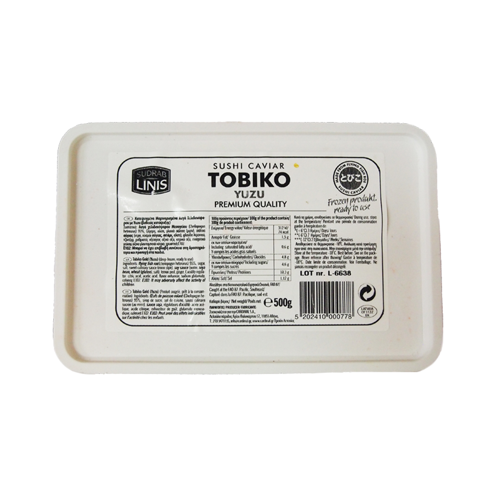 Tobiko Citrus Yuzu 500gr