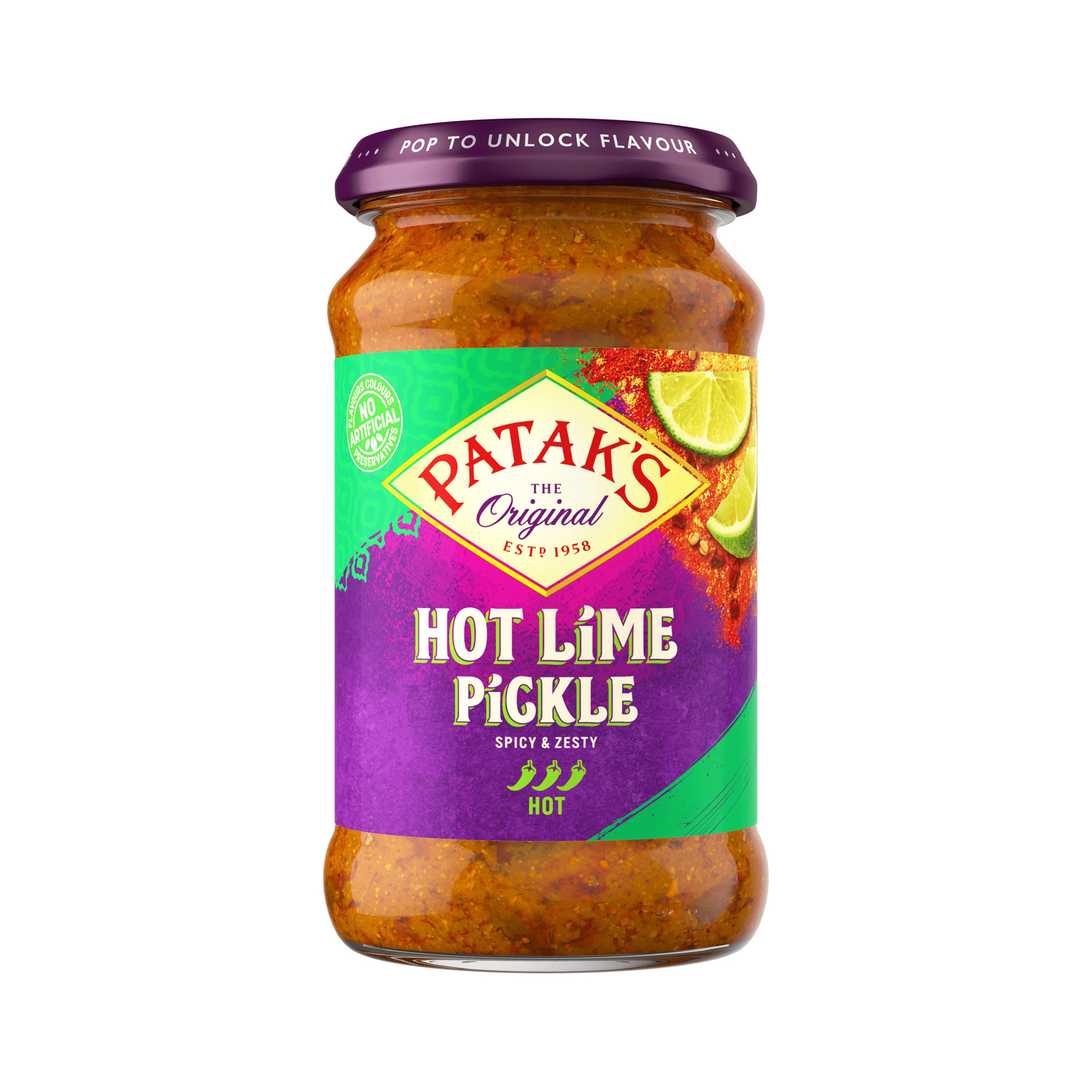 Lime Pickle  Hot 283gr