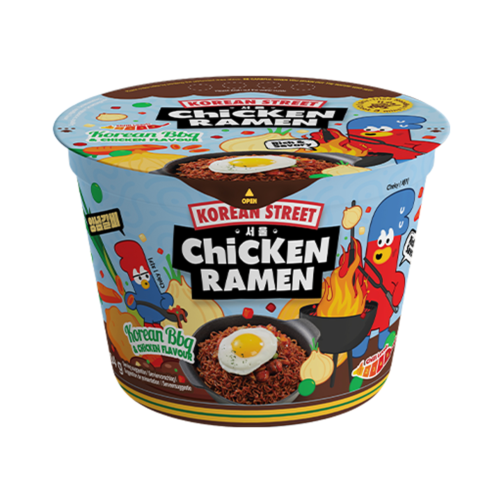 Chicken Ramen Instant Noodle Bbq & Chicken Flavor  104gr