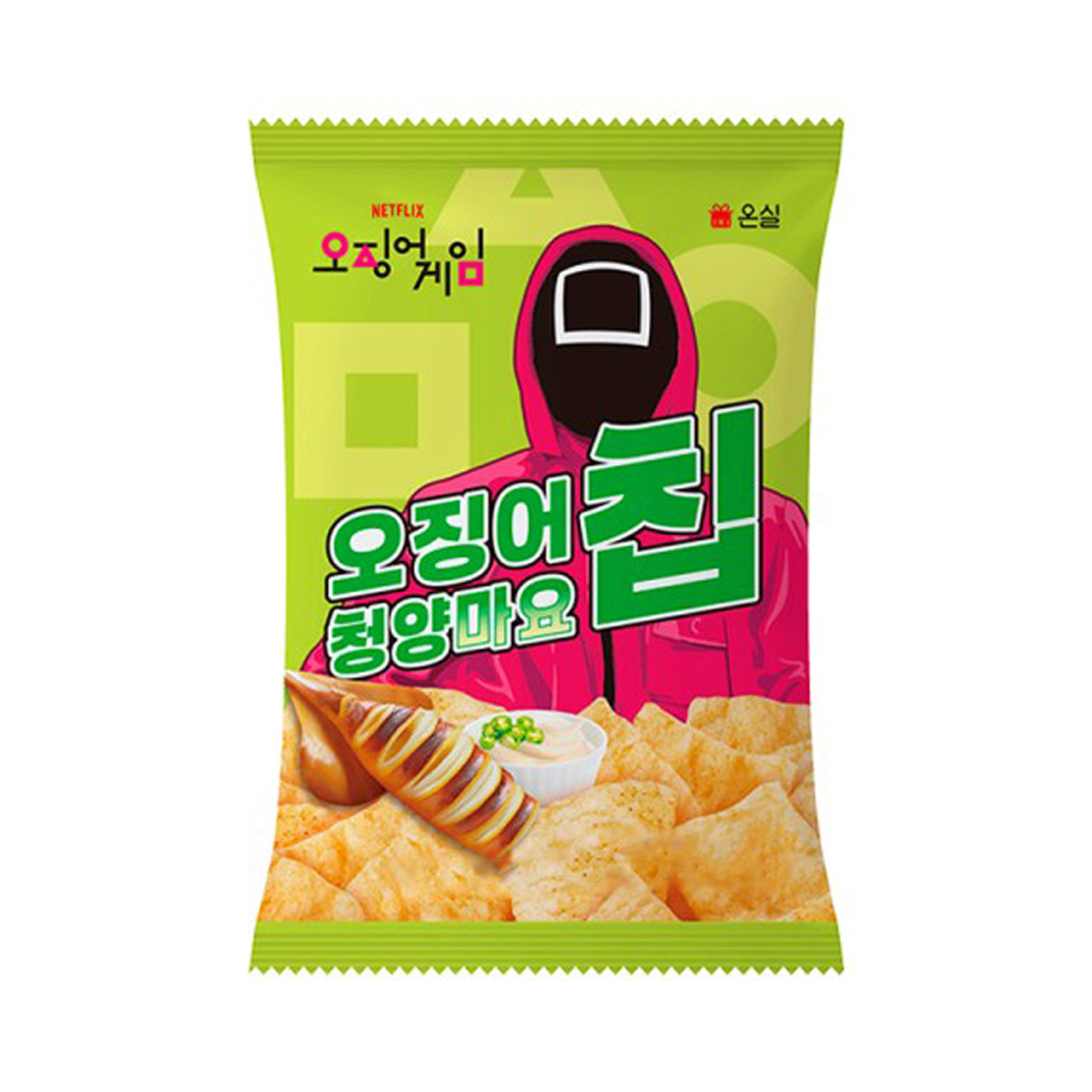 Chips Spicy Mayo, Squid Game  50gr