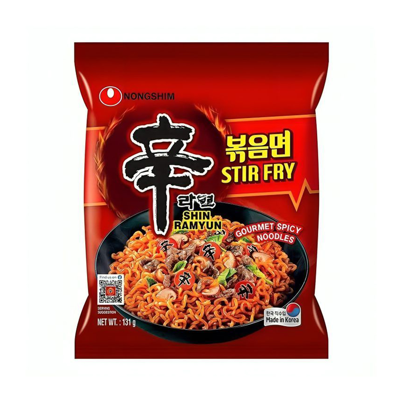 Shin Ramyun Instant Noodle Stir Fry  131gr