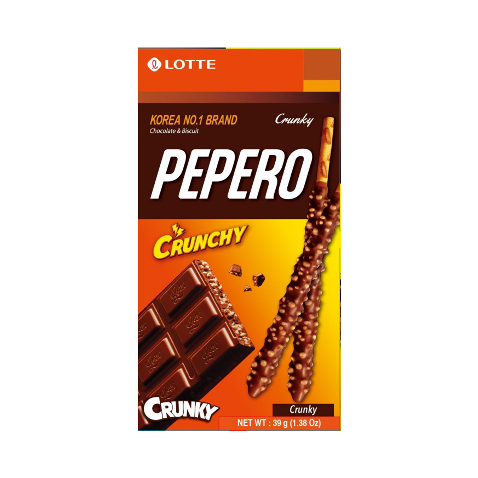 Pepero Crunky Cookie Stick  39gr