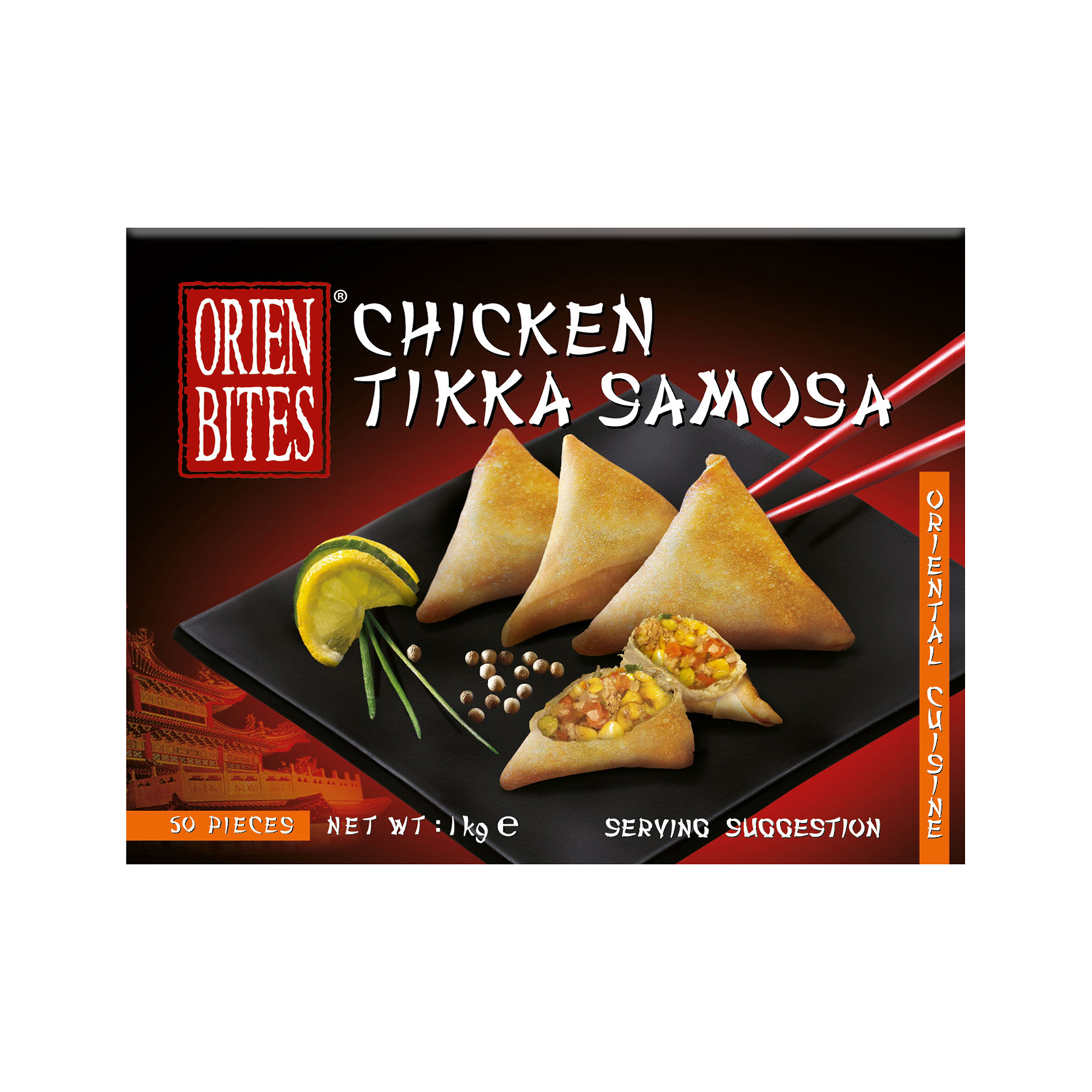Chicken Tikka Samosa  (50pcs) 1000gr