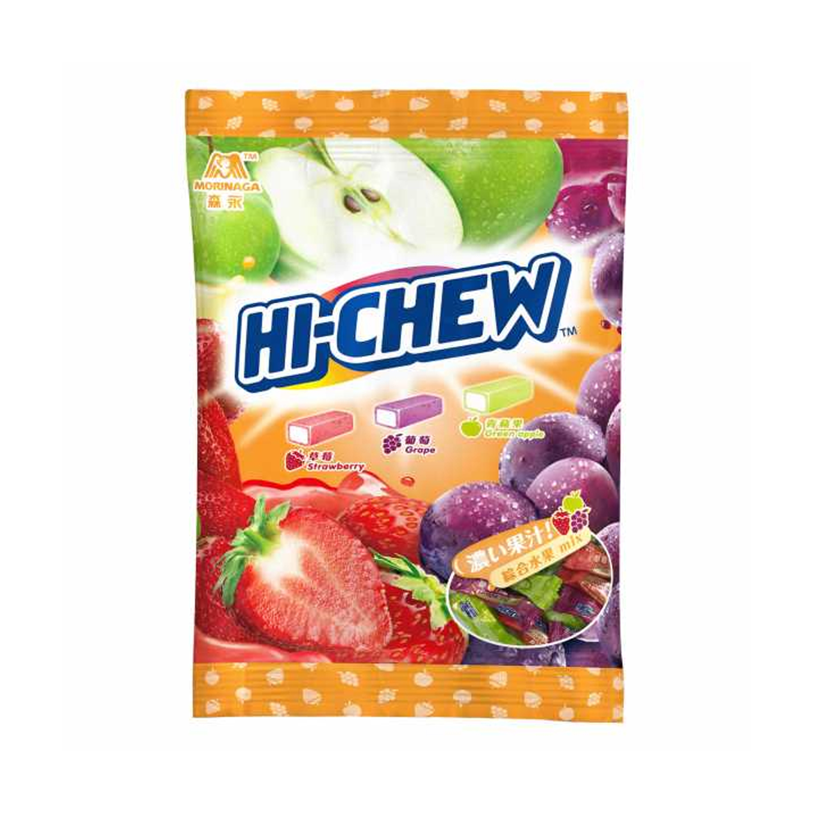 Chewy Candy Assorted Fruit Flavor  90gr