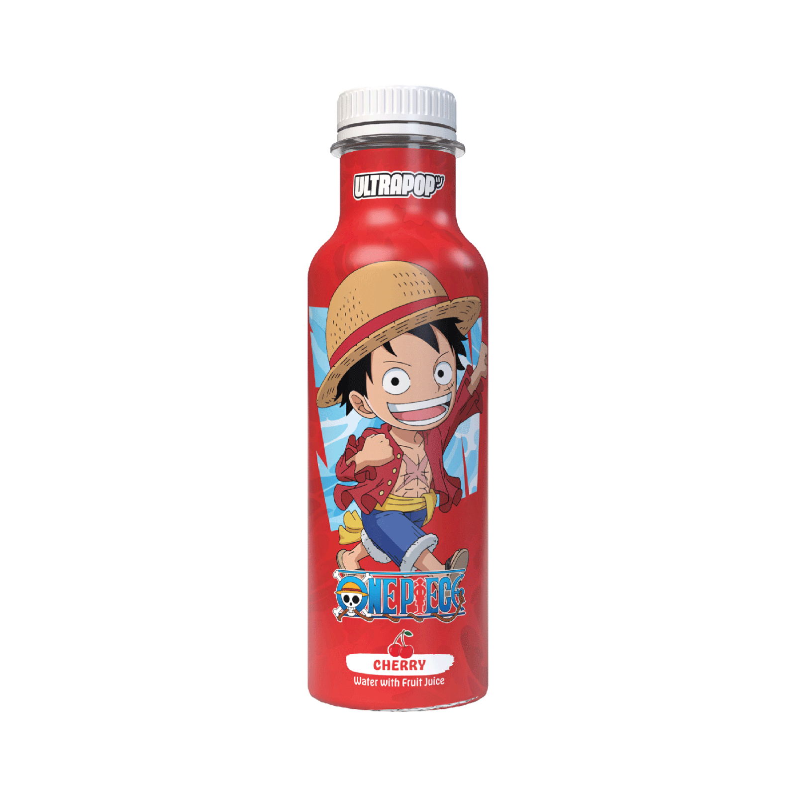 Fruit Juices Drink Cherry Flavour One Piece Luffy (Bottle)  330gr/330ml