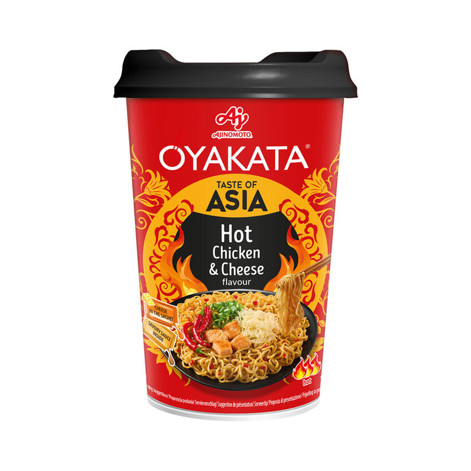 Hot Chicken & Cheese Instant Noodle Cup  97gr