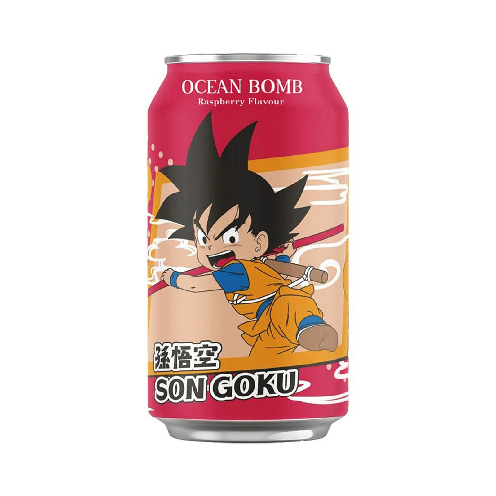 Sparkling Drink (Raspberry Flavor) Son Goku Dragon Ball  330gr/330ml