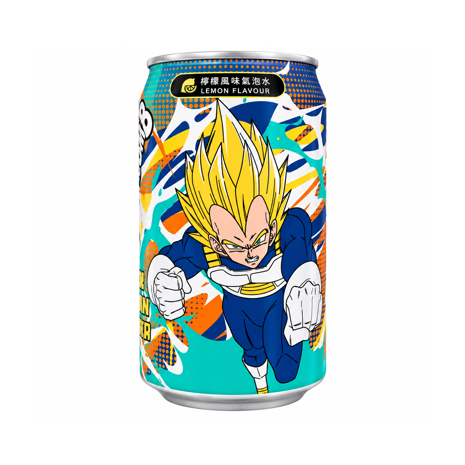 Sparkling Drink (Lemon Flavor) Super Saiyan Vegeta Dragon Ball  330gr/330ml