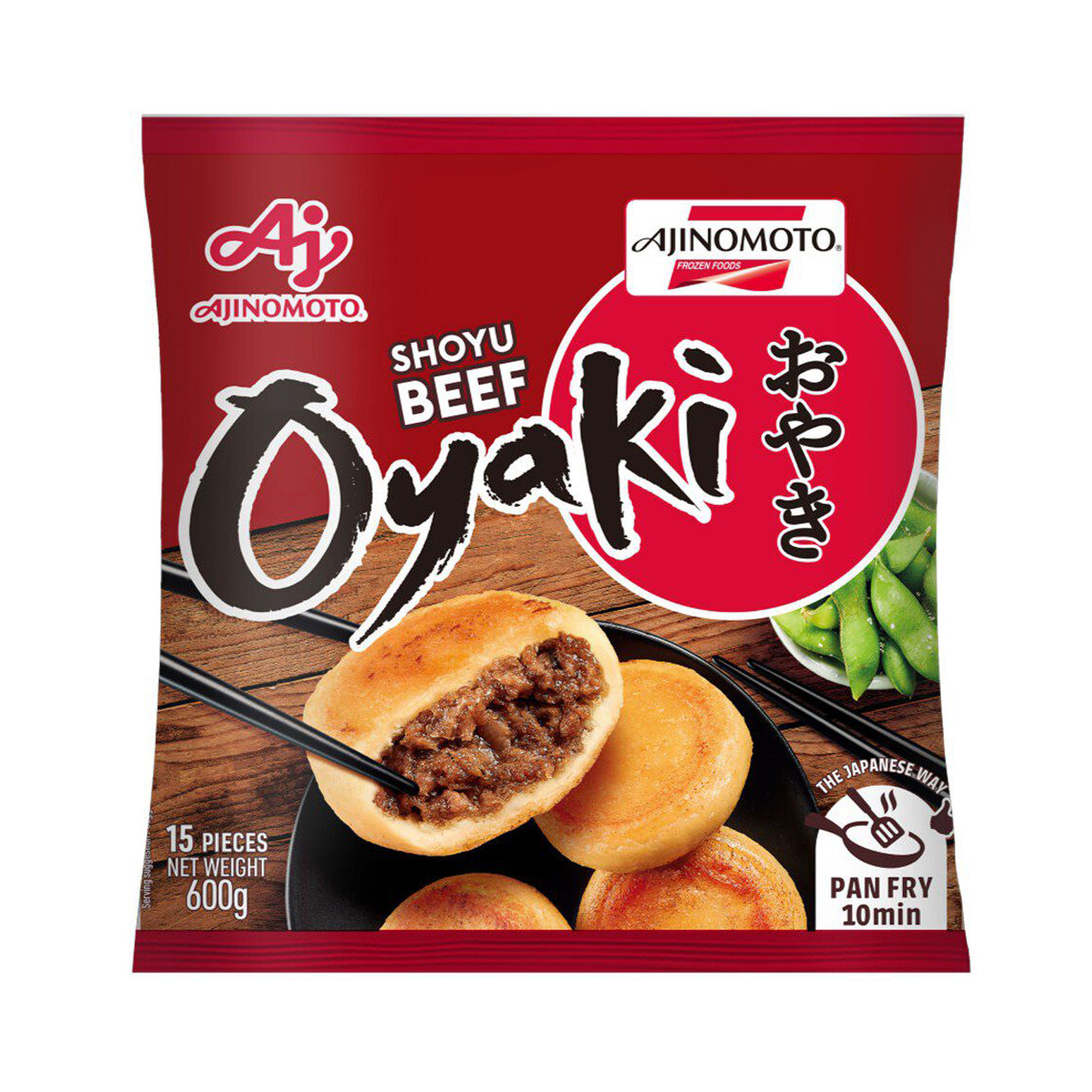 Shoyu Beef With Onion & Soy Sauce Dumpling Oyaki (15pcs)  600gr