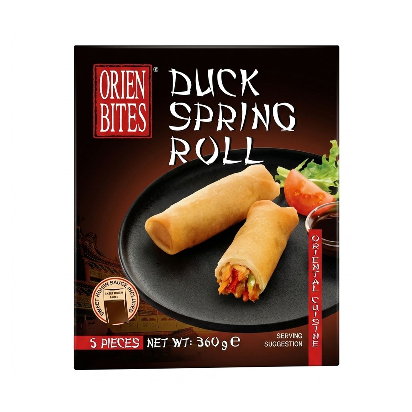 Duck Spring Rolls (5x60gr & 60gr Sauce)  360gr