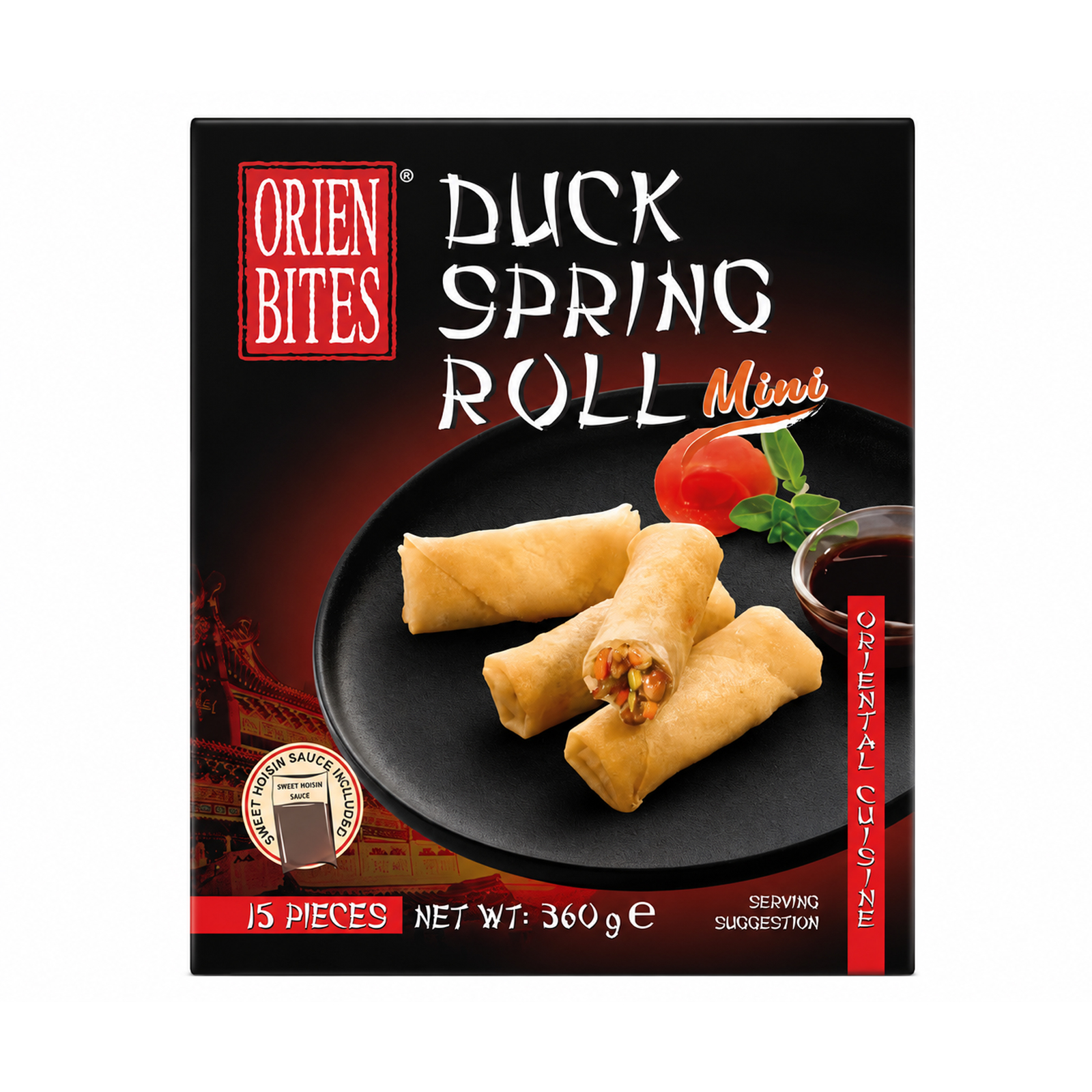 Duck Spring Rolls Mini (15x20gr & 60gr Sauce)  360gr