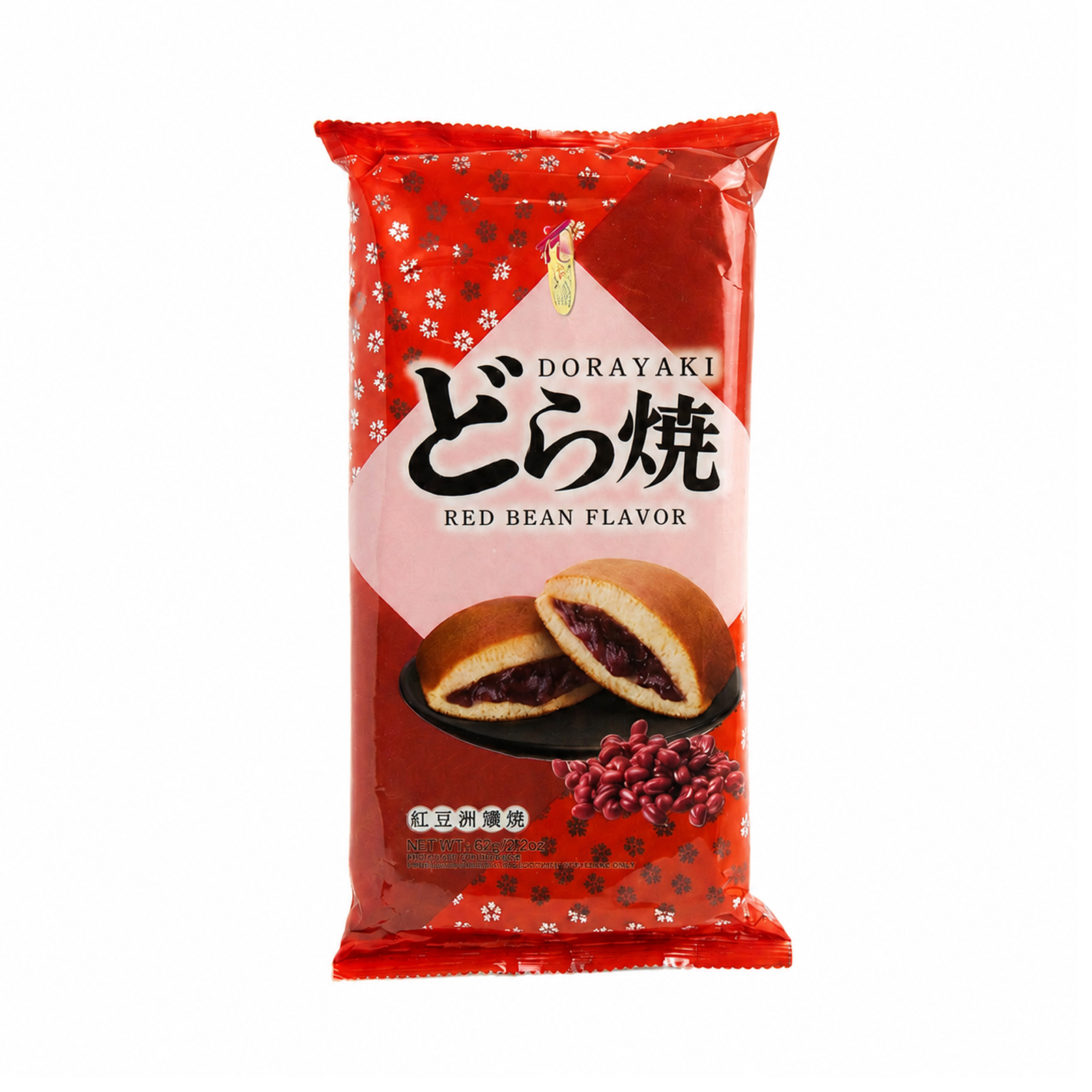 Dorayaki Cake Red Bean Flavour 3 Pcs 165gr