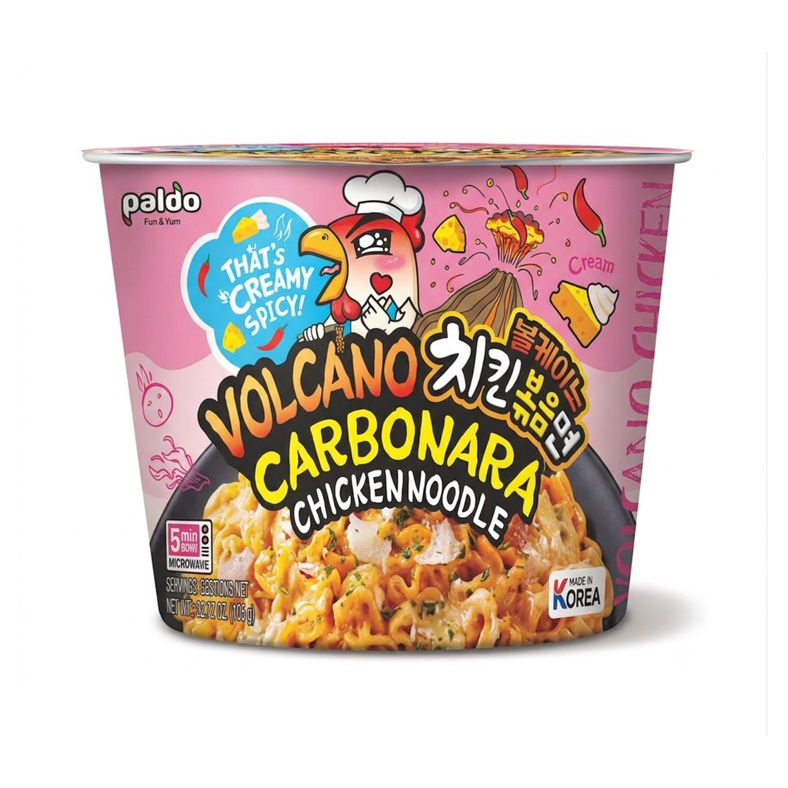 Volcano Chicken Instant Noodle Curry  105gr
