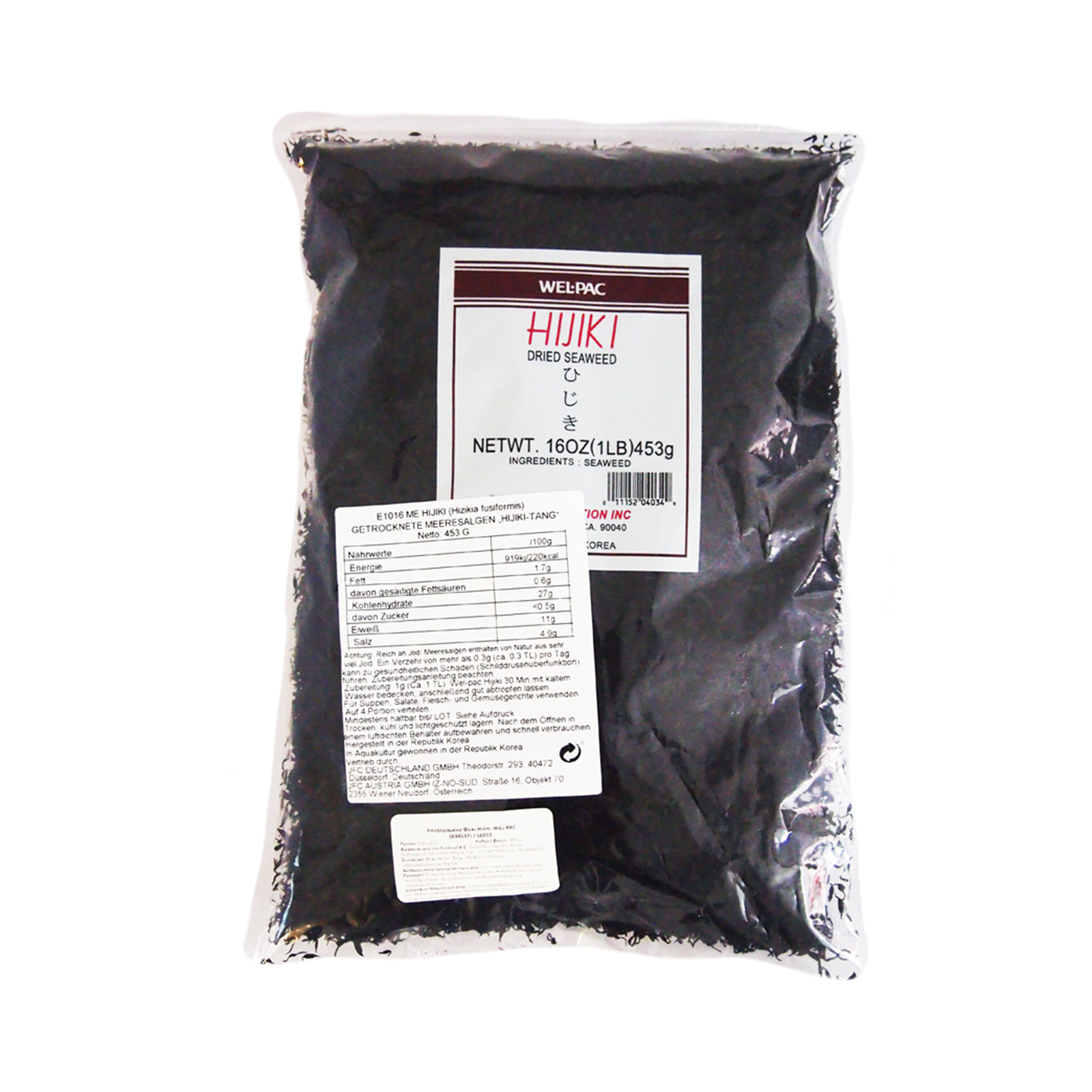 Hijiki Dried Seaweed 453gr