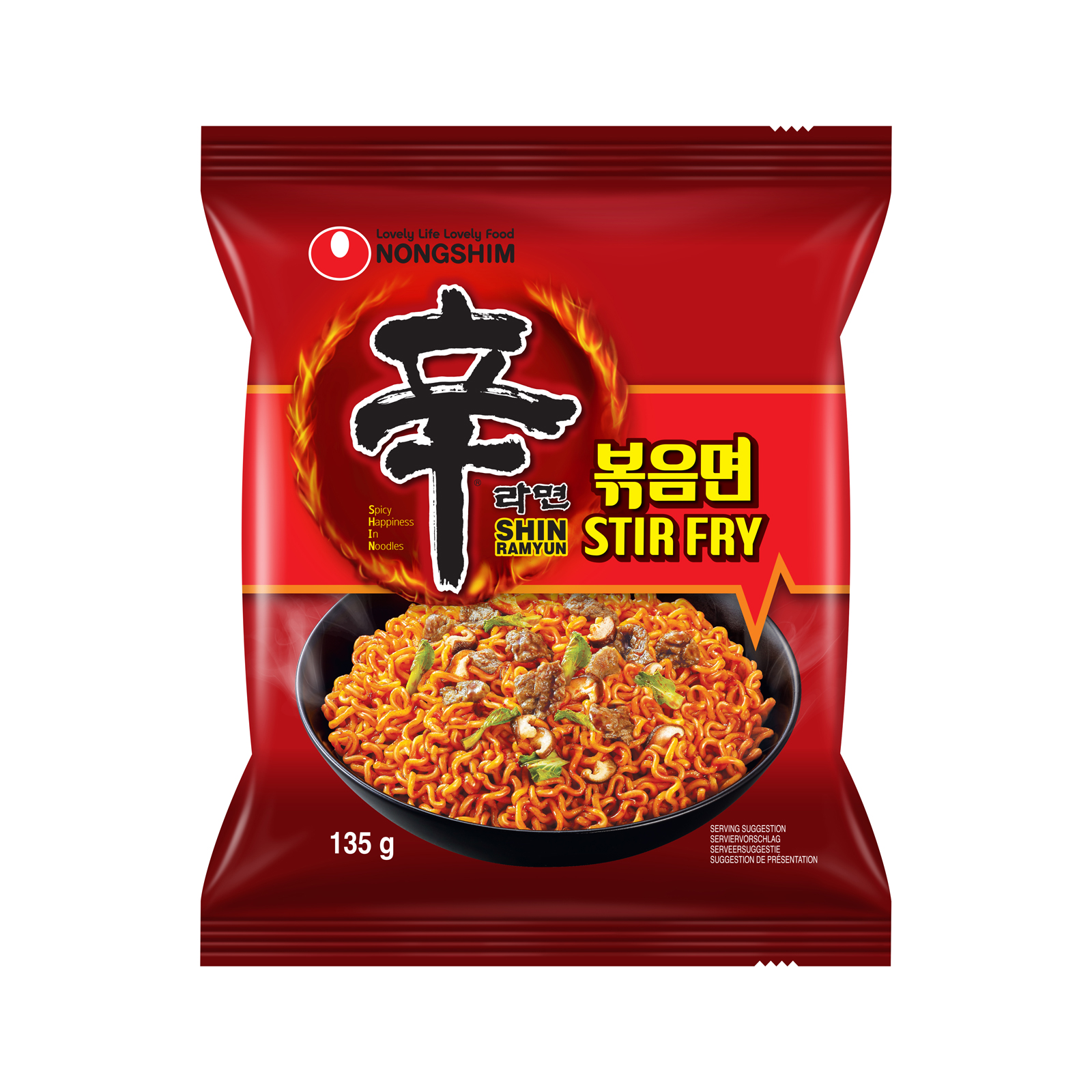  Instant Noodle Shin Ramyun Stir Fry Spicy  135gr