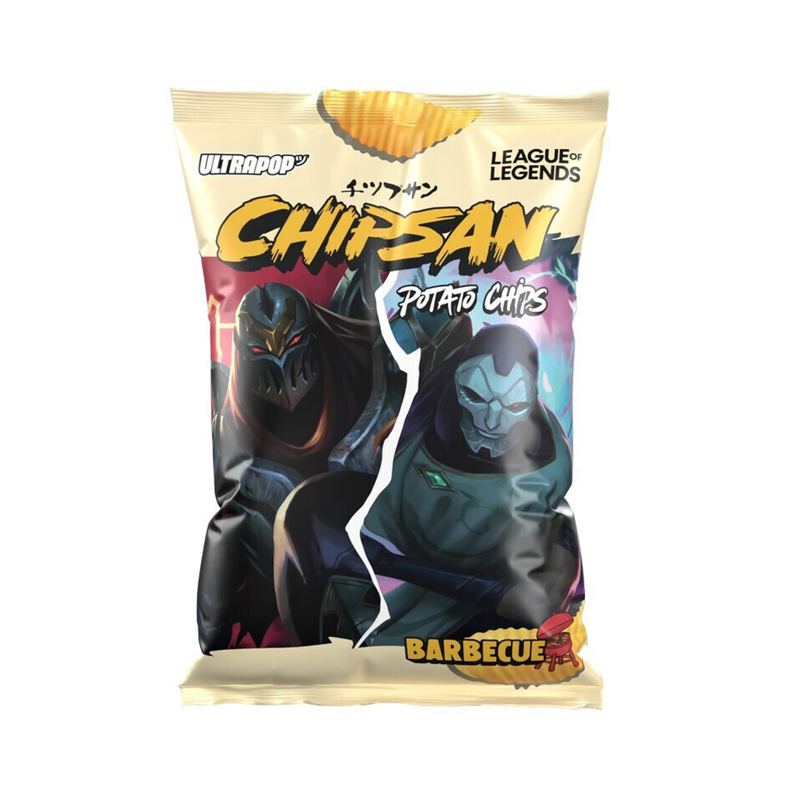 Potato Chips Chipsan Barbeque Zed Vs Jhin League Of Legends  110gr