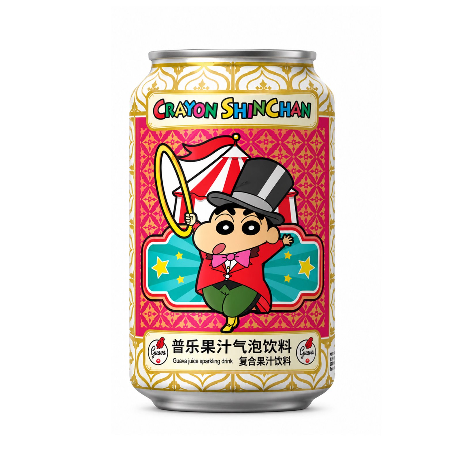 Sparkling Drink Guava Juice Flavor  330gr/330ml