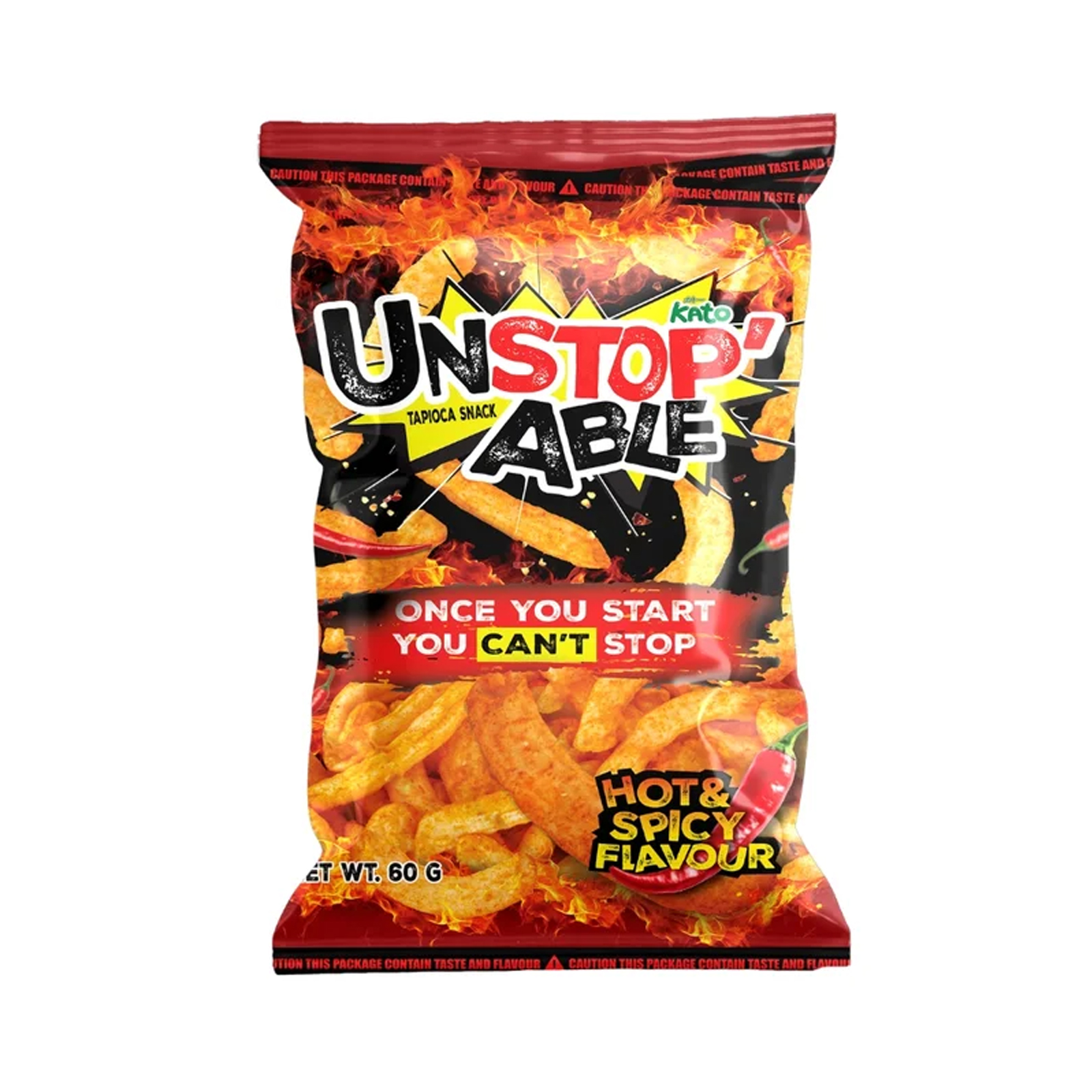 Snack Tapioca Spicy Flavor Unstopable  60gr