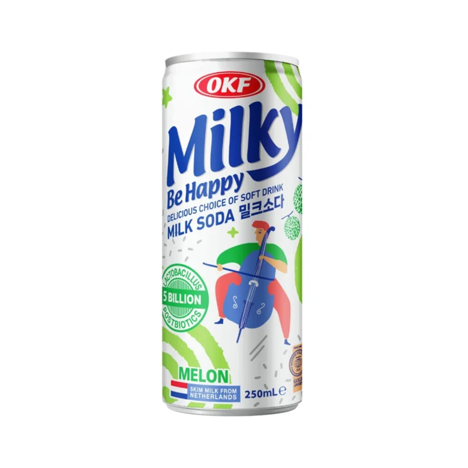 Sparkling Drink Milky Melon Milk Flavor  250gr/250ml
