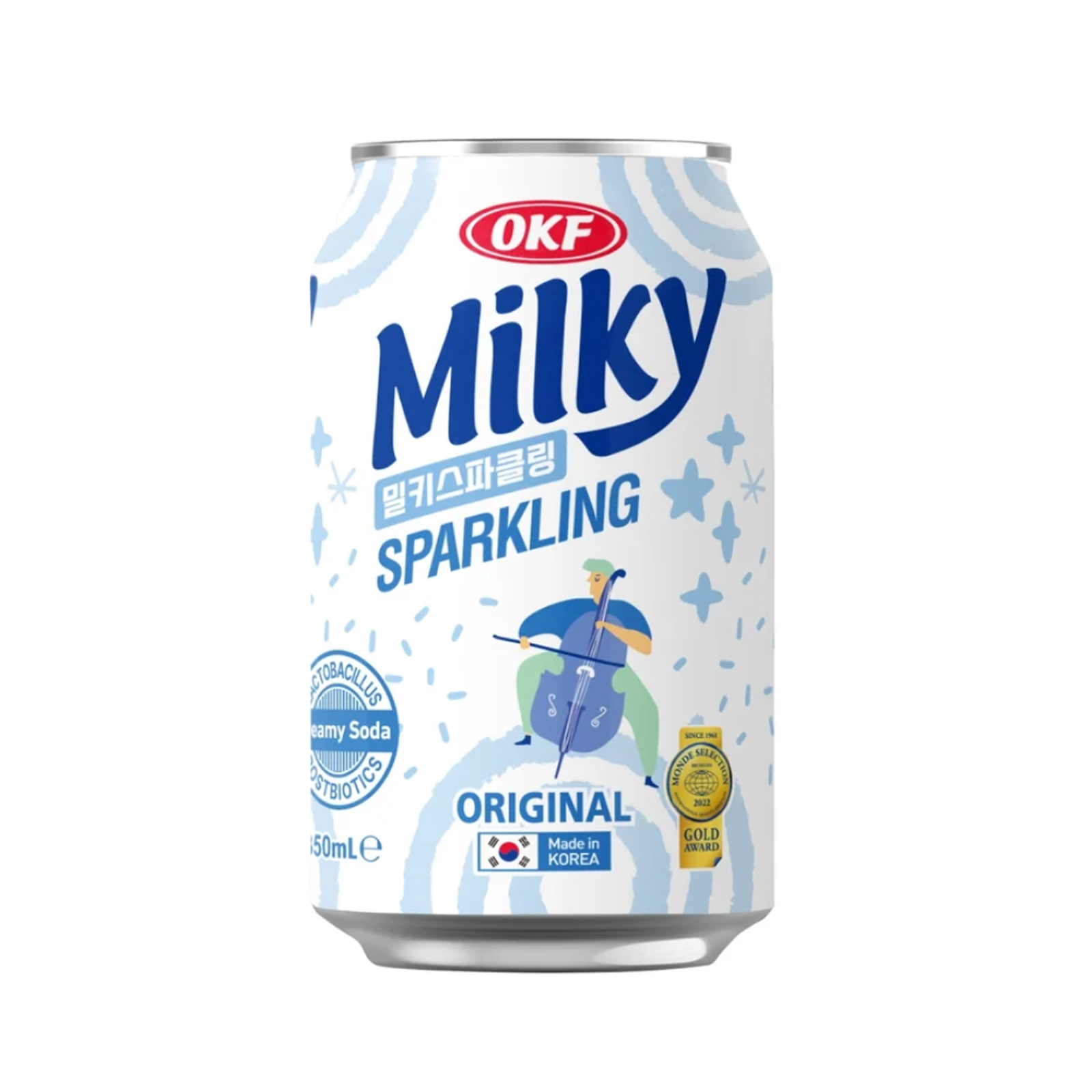 Sparkling Drink Milky Original Milk Flavor  350gr/350ml