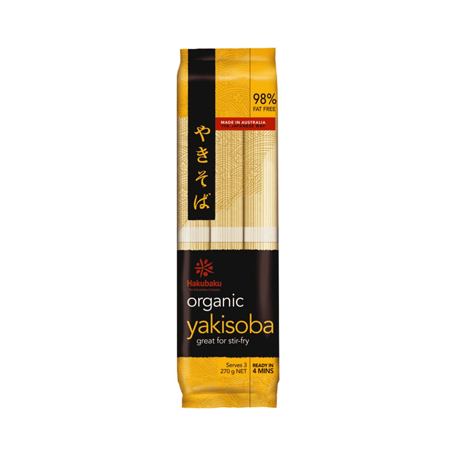 Yakisoba Noodle Organic 270gr