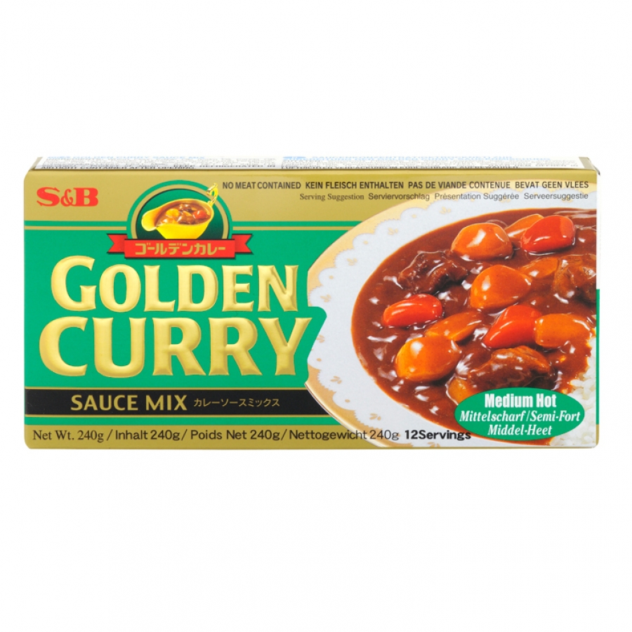 Golden Curry Paste Medium Hot  240gr