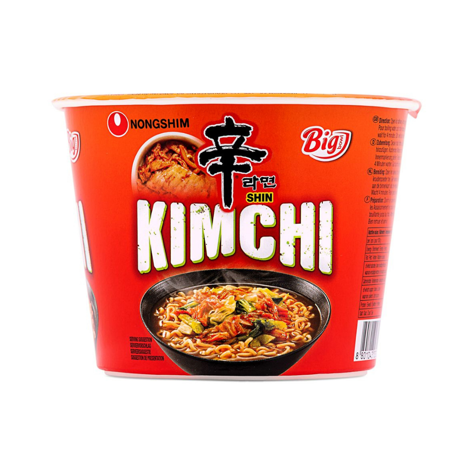 Instant Noodle Kimchi Big Bowl Cup 112gr