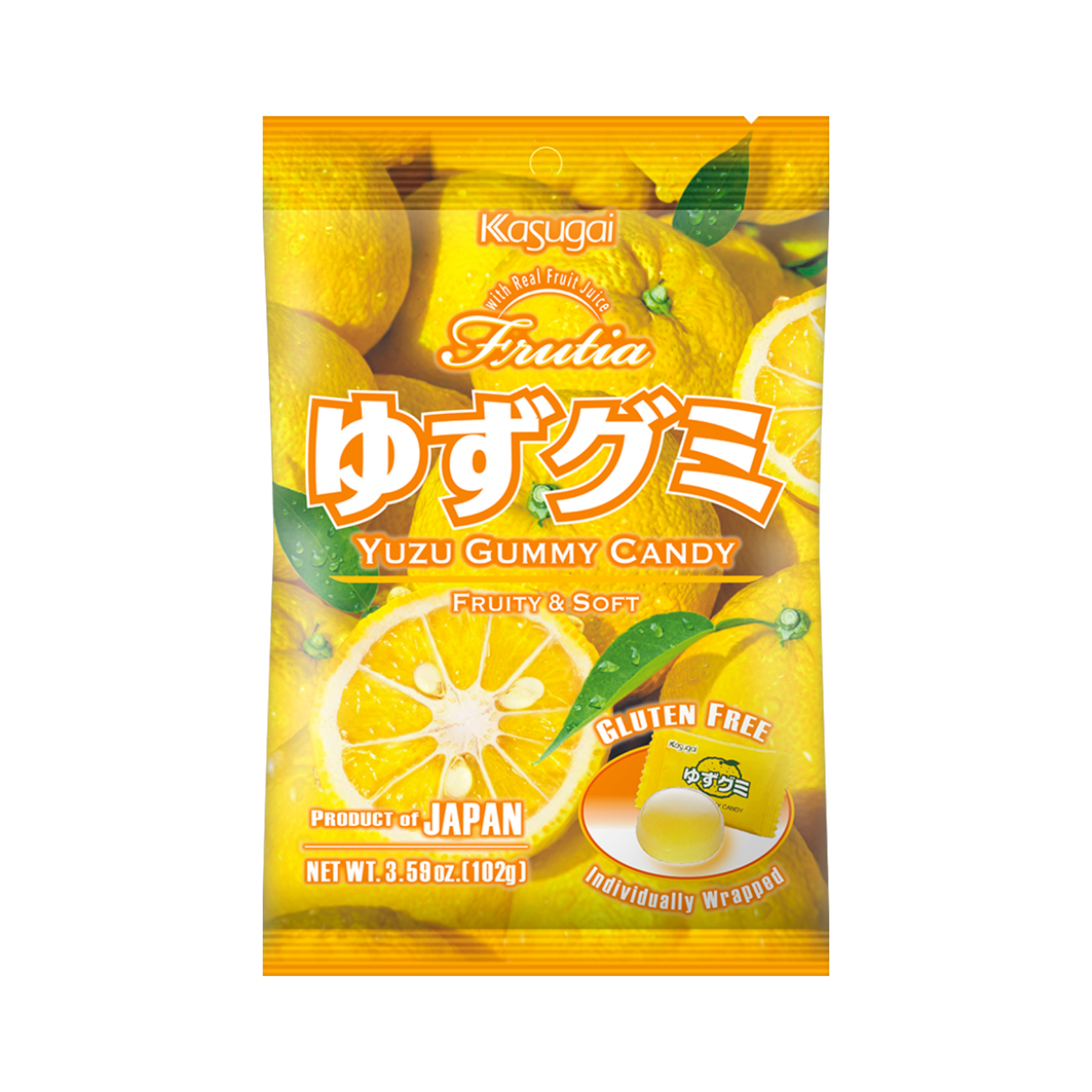 Frutia Gummy Candy Yuzu 102gr