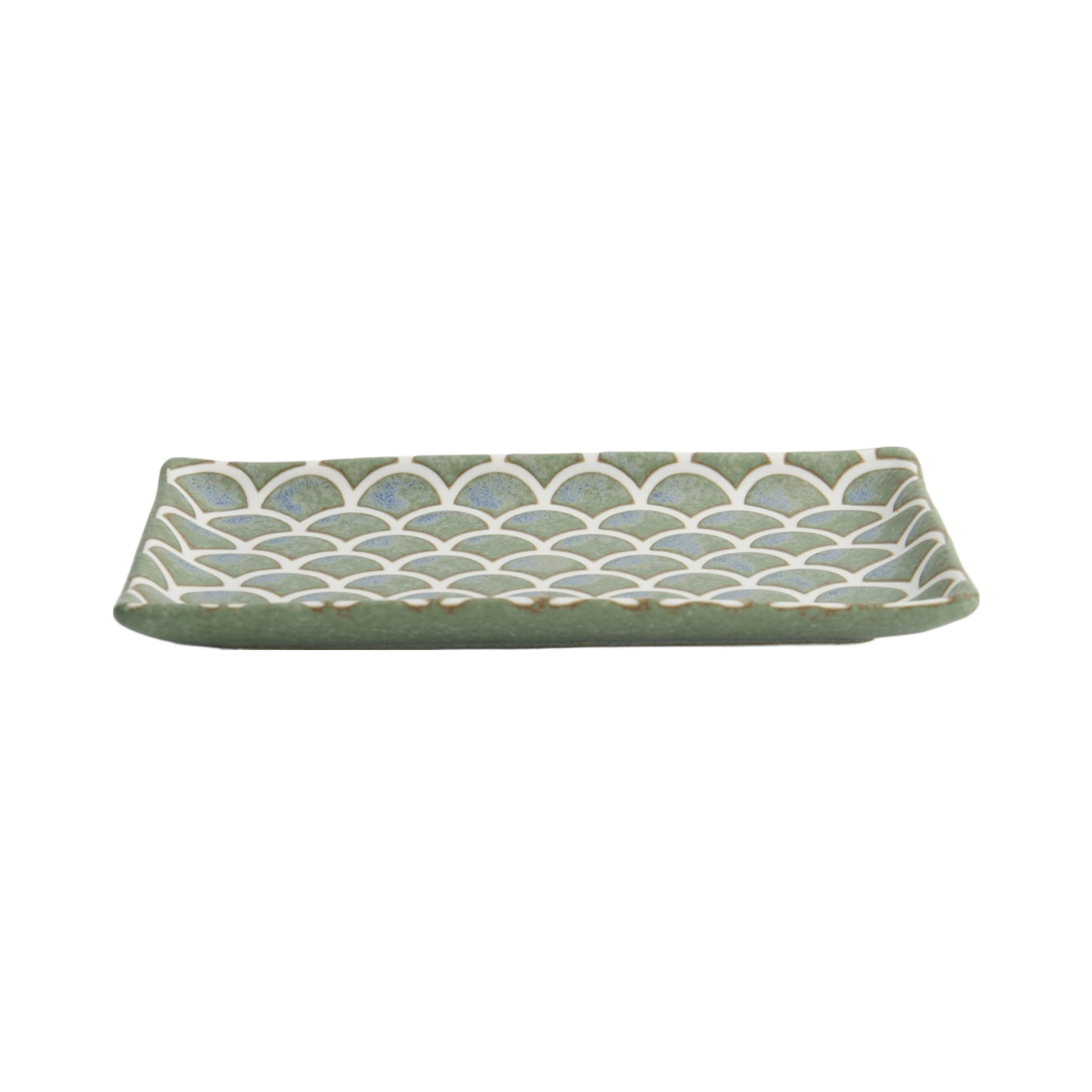 Vert Sauge Mermaid Design Plate  22x13x2cm 1pc