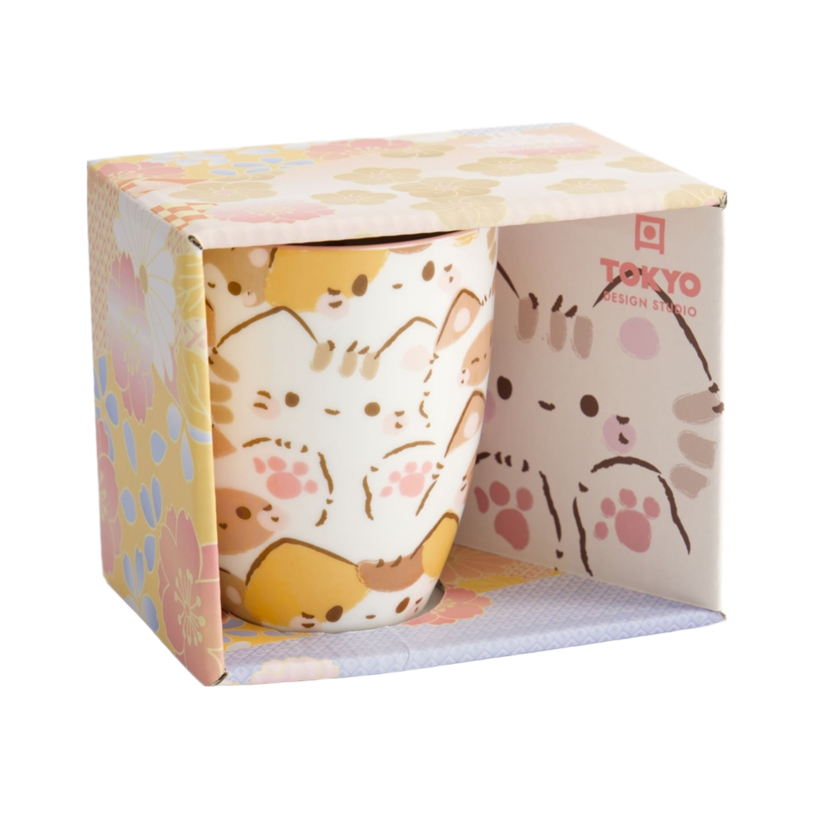 Kawaii Cat Mug Giftbox 8.5x10.2cm 1pc