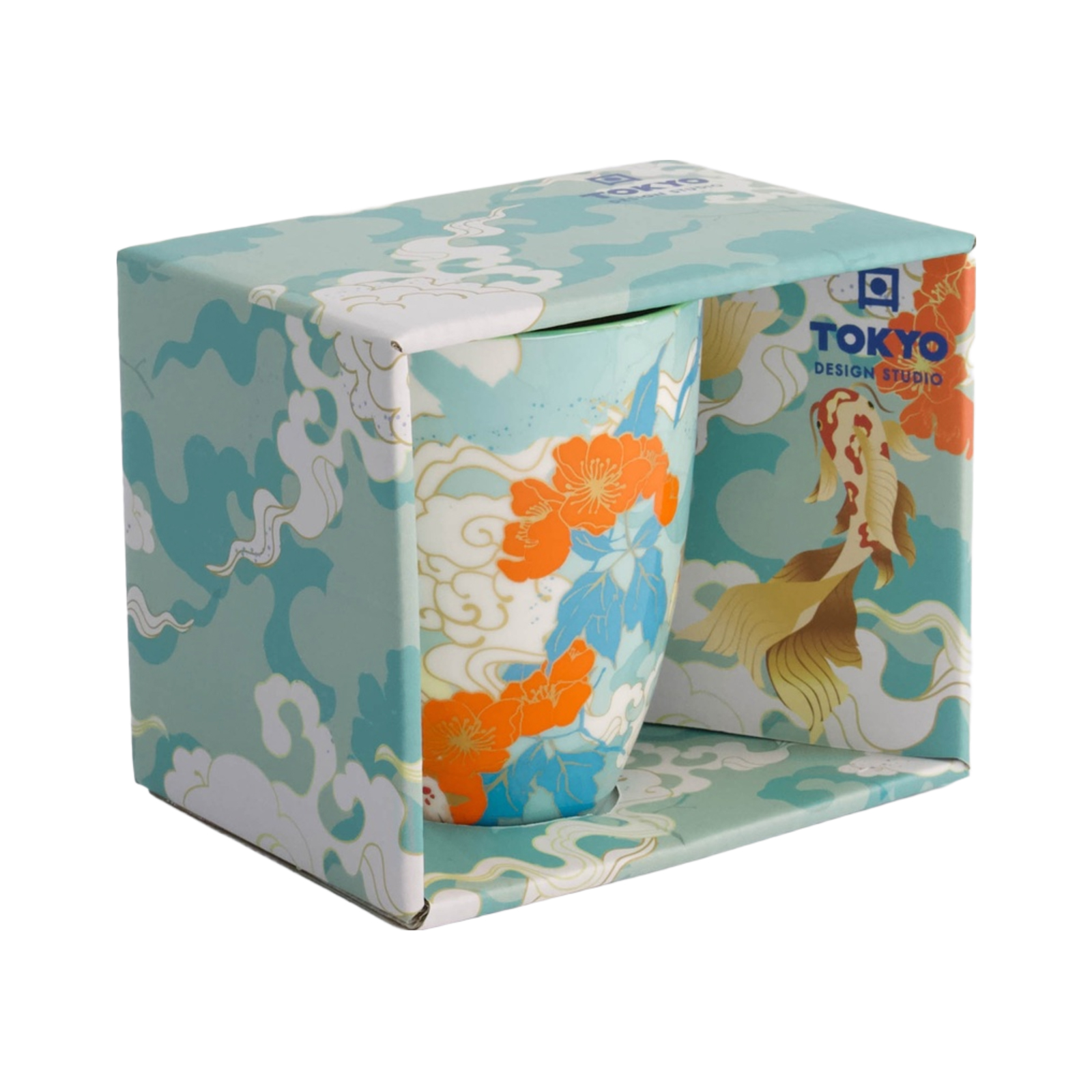 Mug With Giftbox Kawaii Goldfish 340ml, 8.5x10.2cm 1pc