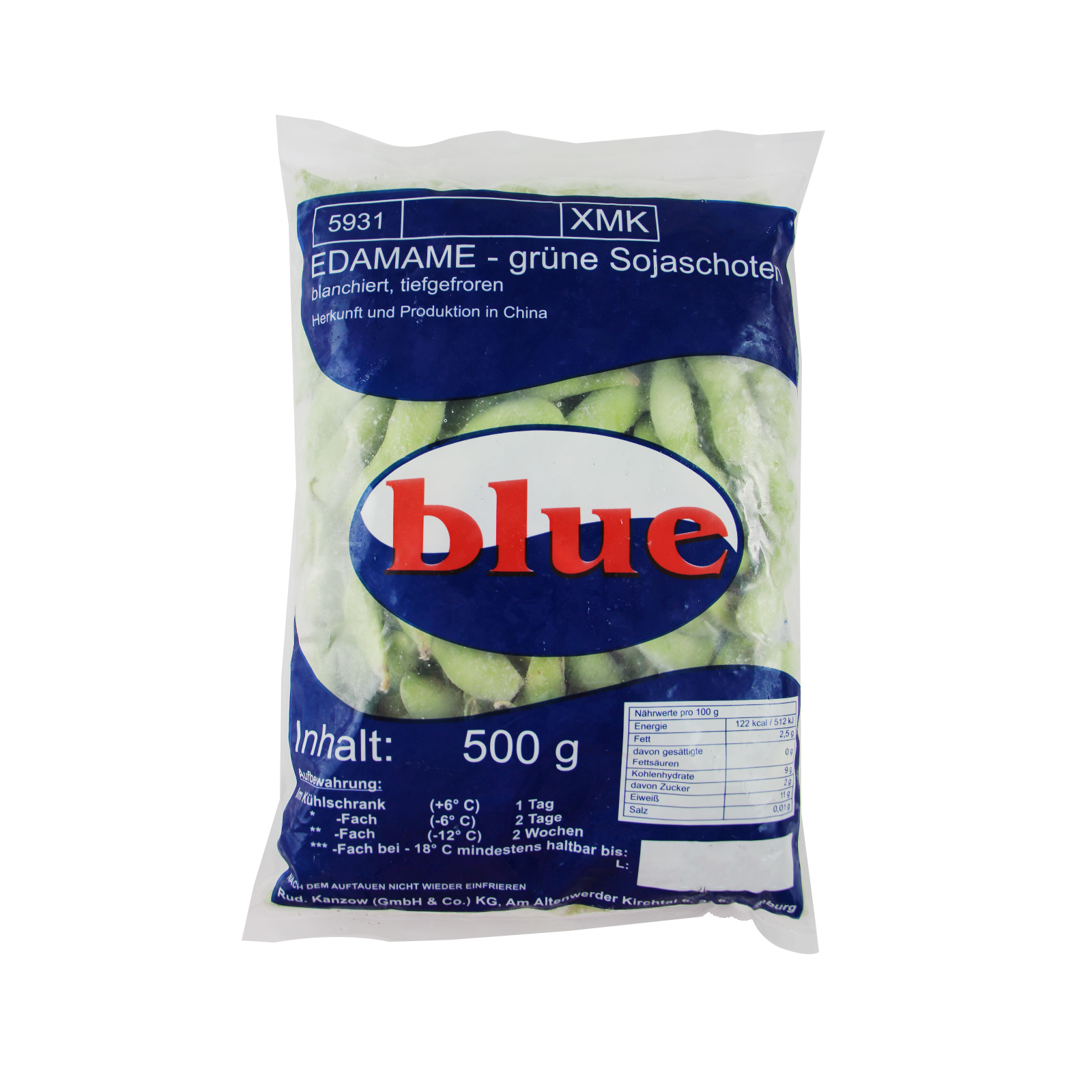 Edamame Whole Unsalted  500gr