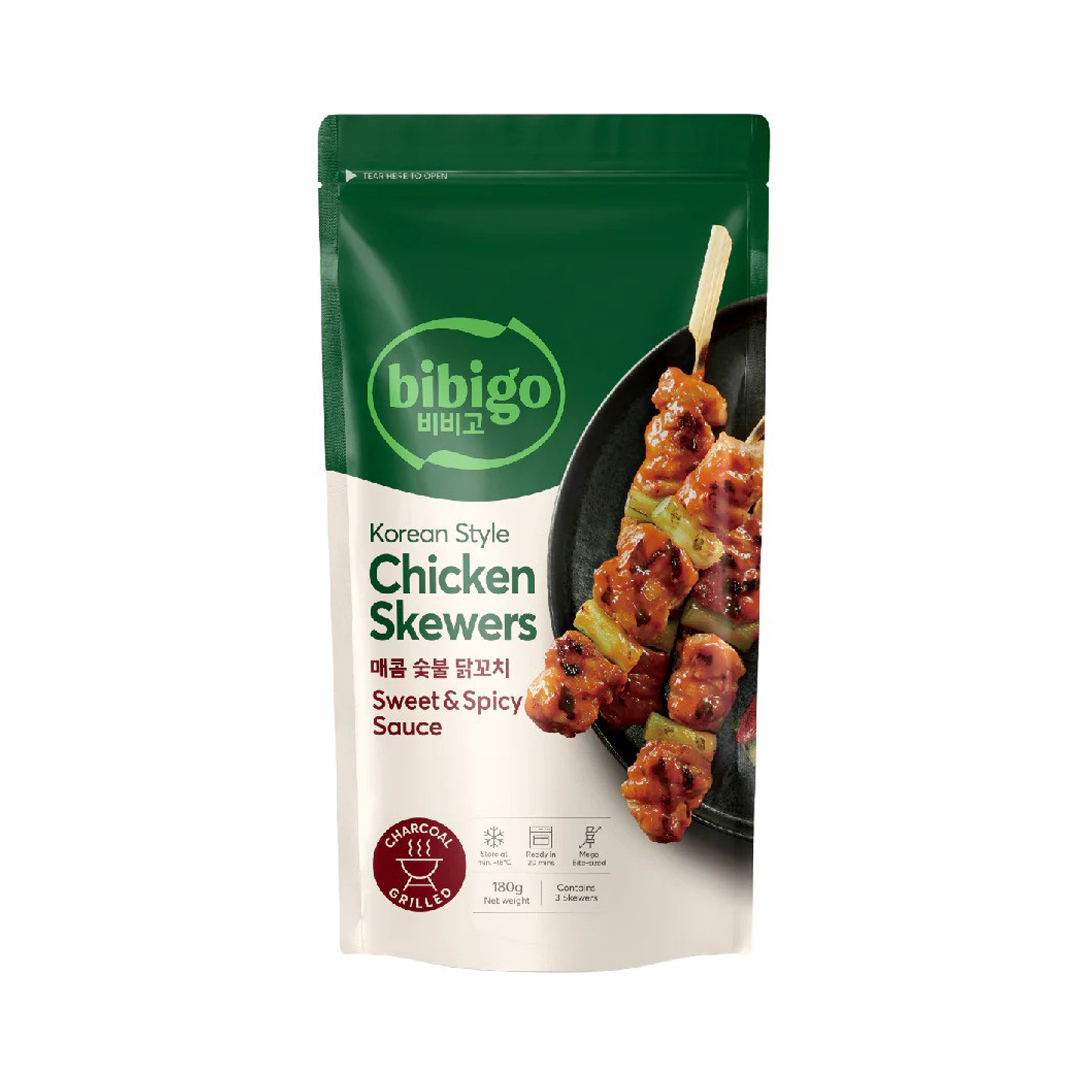 Chicken Skewers Korean Style, Sweet & Spicy  180gr