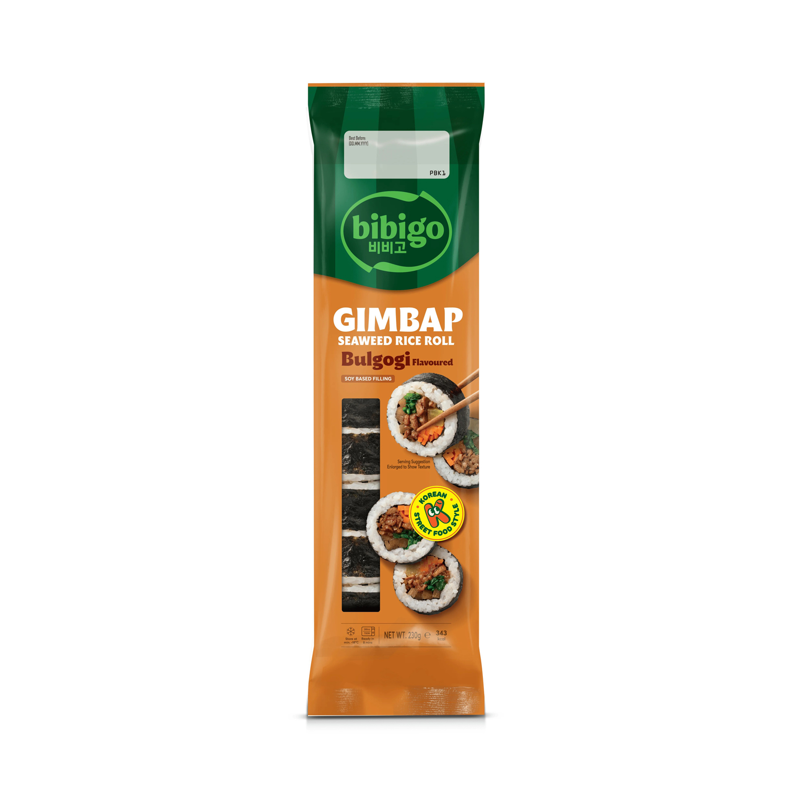 Gimbap Seaweed Rice Roll Bulgogi  230gr