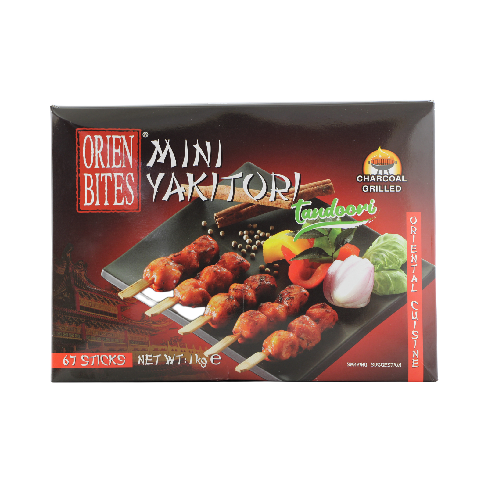 Mini Yakitori Tandoori 15g X 67pcs 1000gr